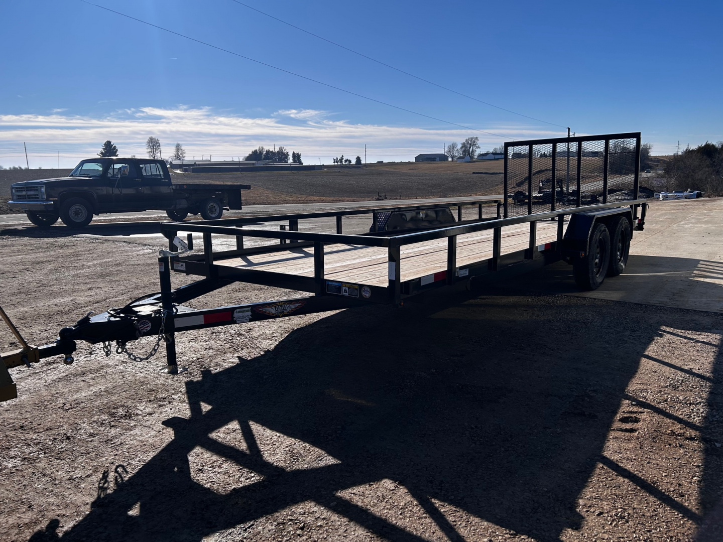 New 2026 H&H Trailers 82"X20' Rail Side Utility 7k gvwr Utility Trailer