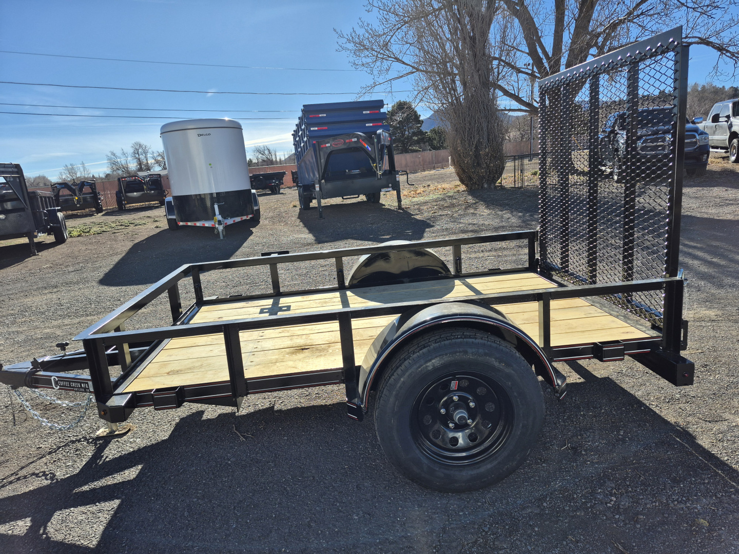 New 2026 Coffee Creek Single Axle Utility/2,990 GVWR/60"X8'