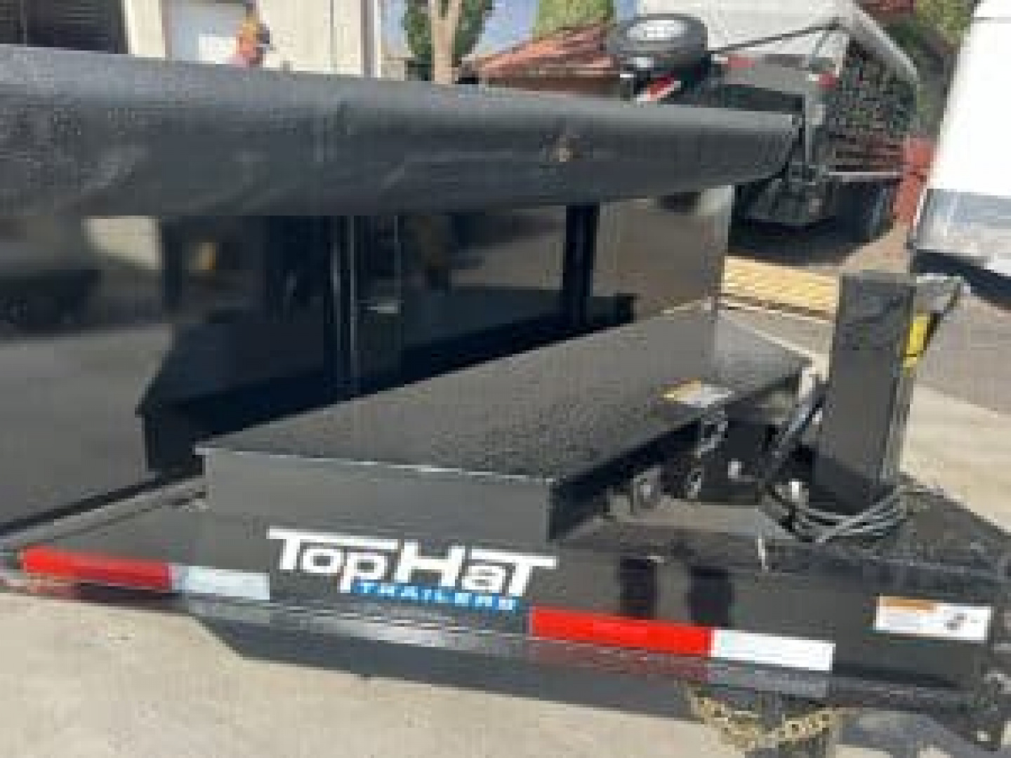 New 2026 Top Hat Trailers 7X14 Dump Trailer 14K Low profile tarp, ramps