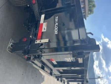 New 2026 Top Hat Trailers 7X14 Dump Trailer 14K Low profile tarp, ramps