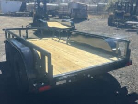 New 2026 Top Hat Trailers 5x10 Tandem Flatbed Utility Trailer Water hauler