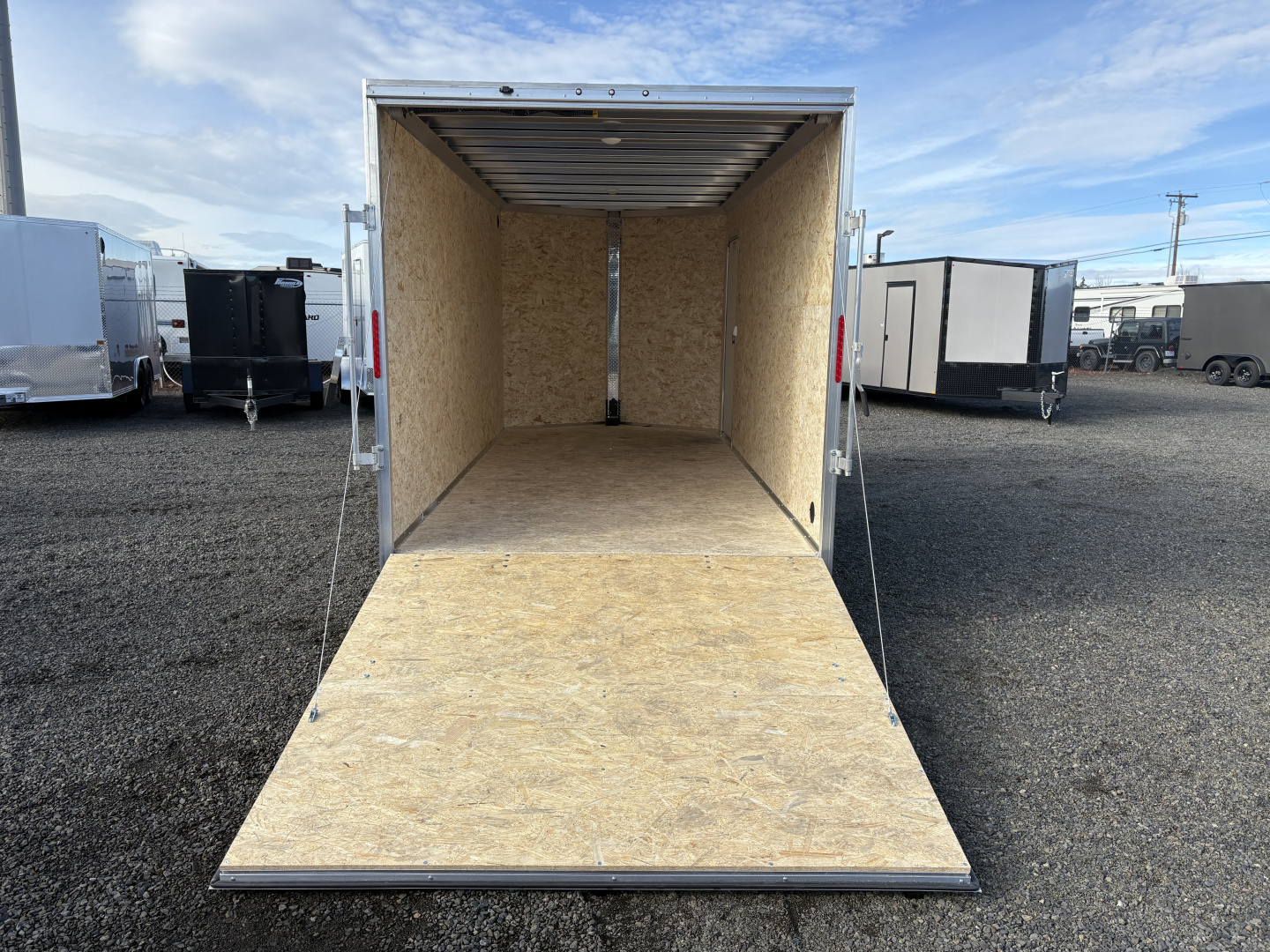 New 7.4x16 TA 7k Aluminum Enclosed Cargo