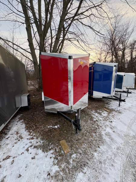 New 2026 6 x 12 Stealth Enclosed Trailer with Ramp