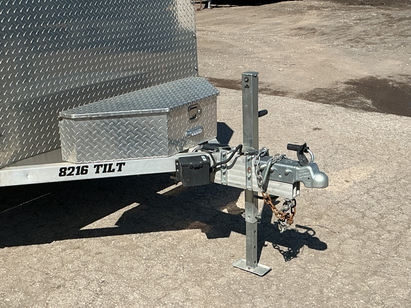 Used 2023 Aluma 8216ANV-TILT 81" x 16' Executive Series Tilt Trailer