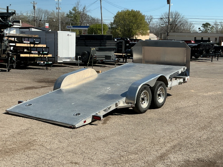 Used 2023 Aluma 8216ANV-TILT 81" x 16' Executive Series Tilt Trailer