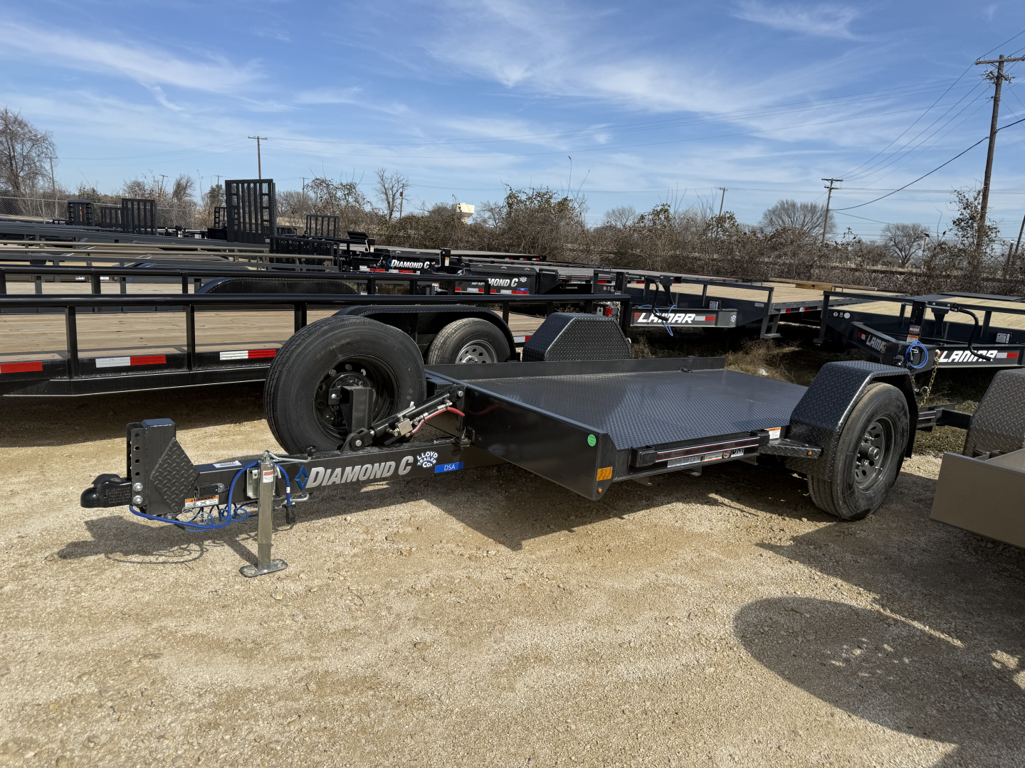 New 2026 Diamond C Trailers DSA 12X77 Tilt Trailer