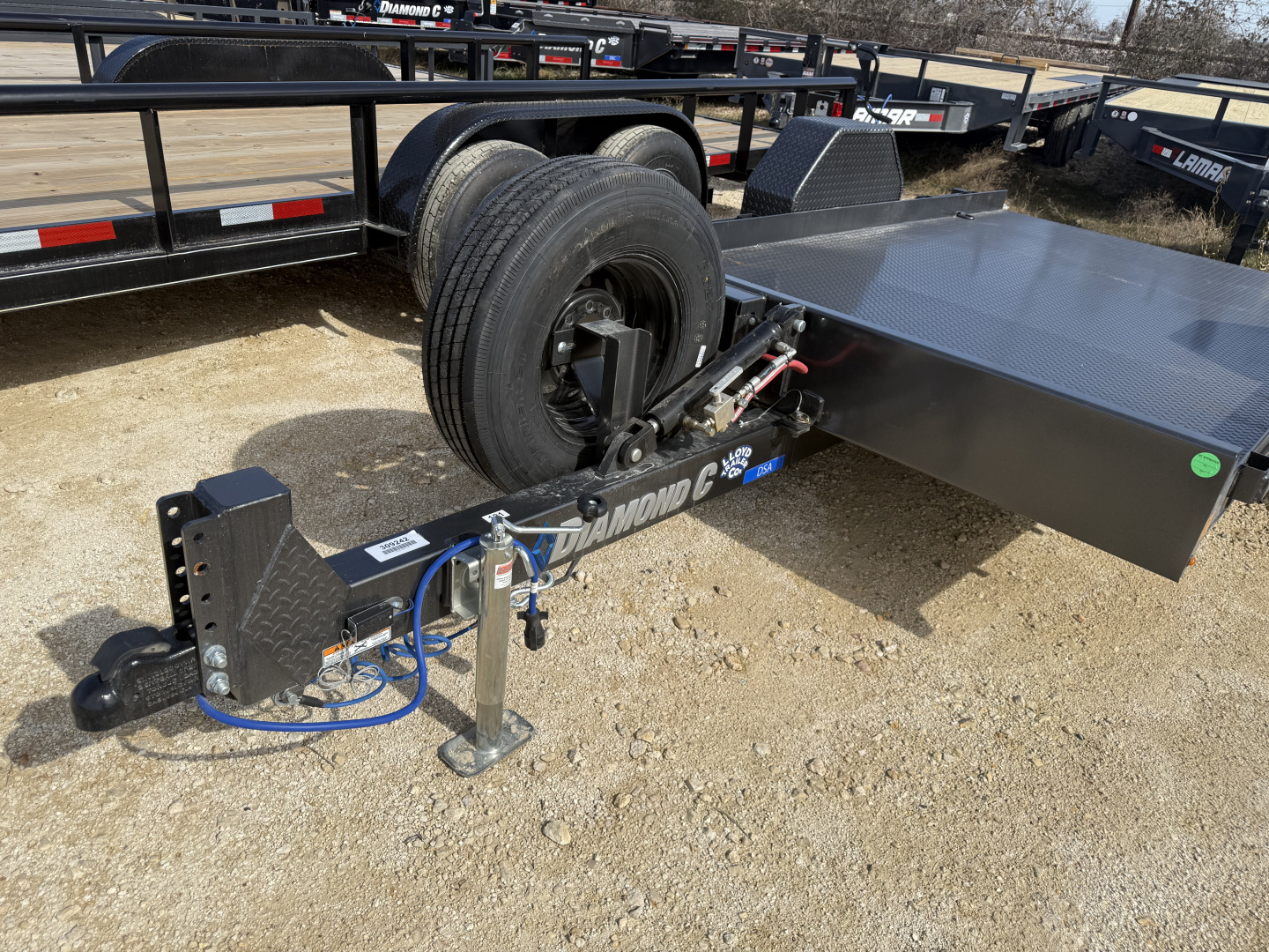 New 2026 Diamond C Trailers DSA 12X77 Tilt Trailer