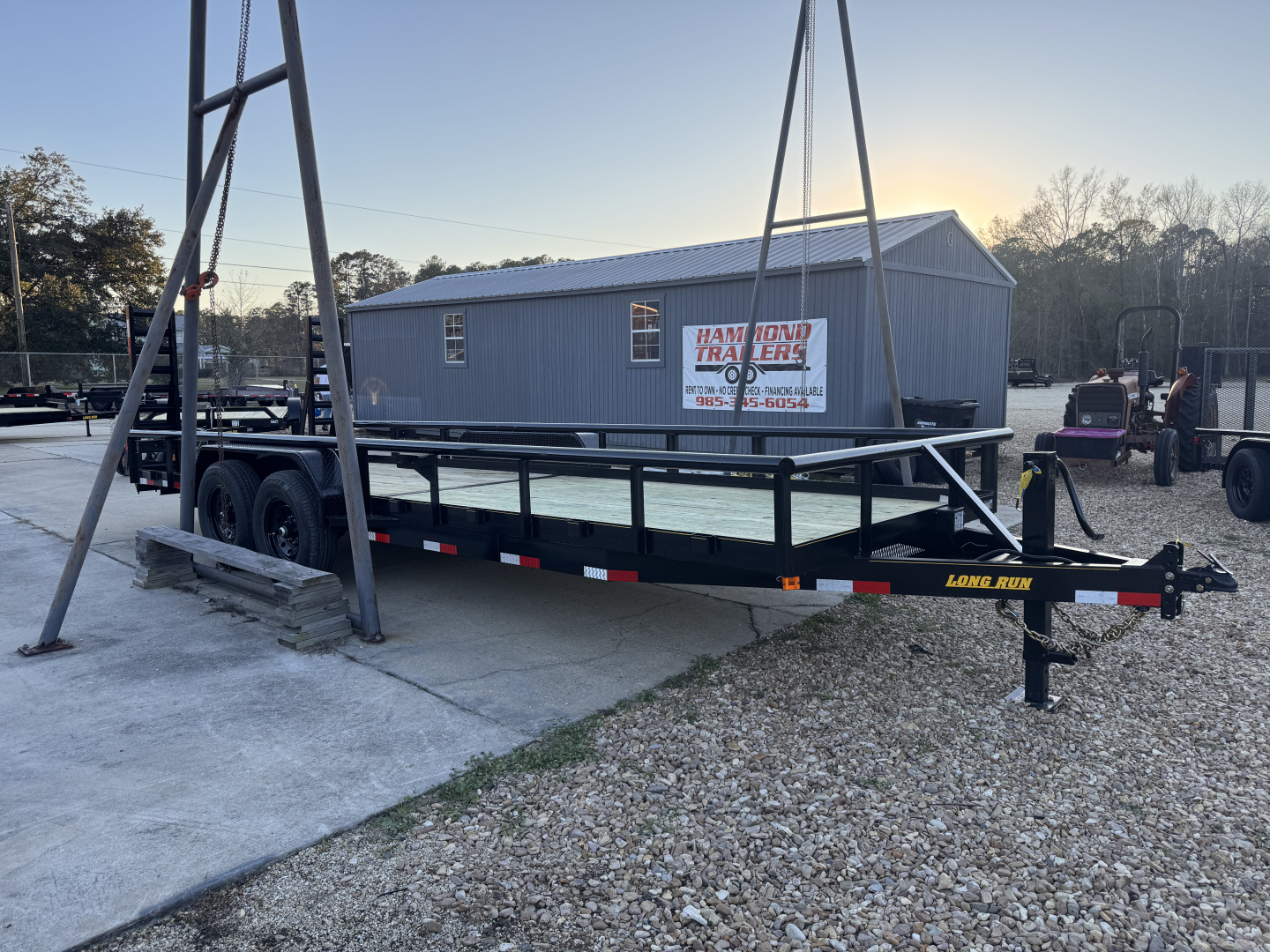 New 2026 Long Run Trailers 82"x22' Pipetop Utility Trailer
