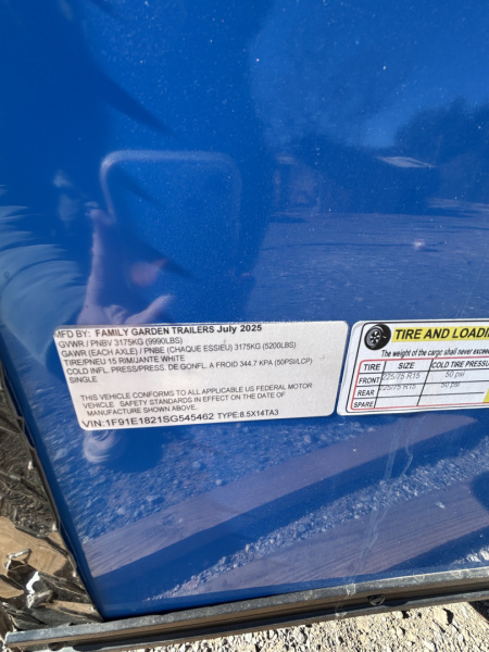 New 2025 Family Trailer 8.5x14 Tandem Axles Cargo / Enclosed Trailer