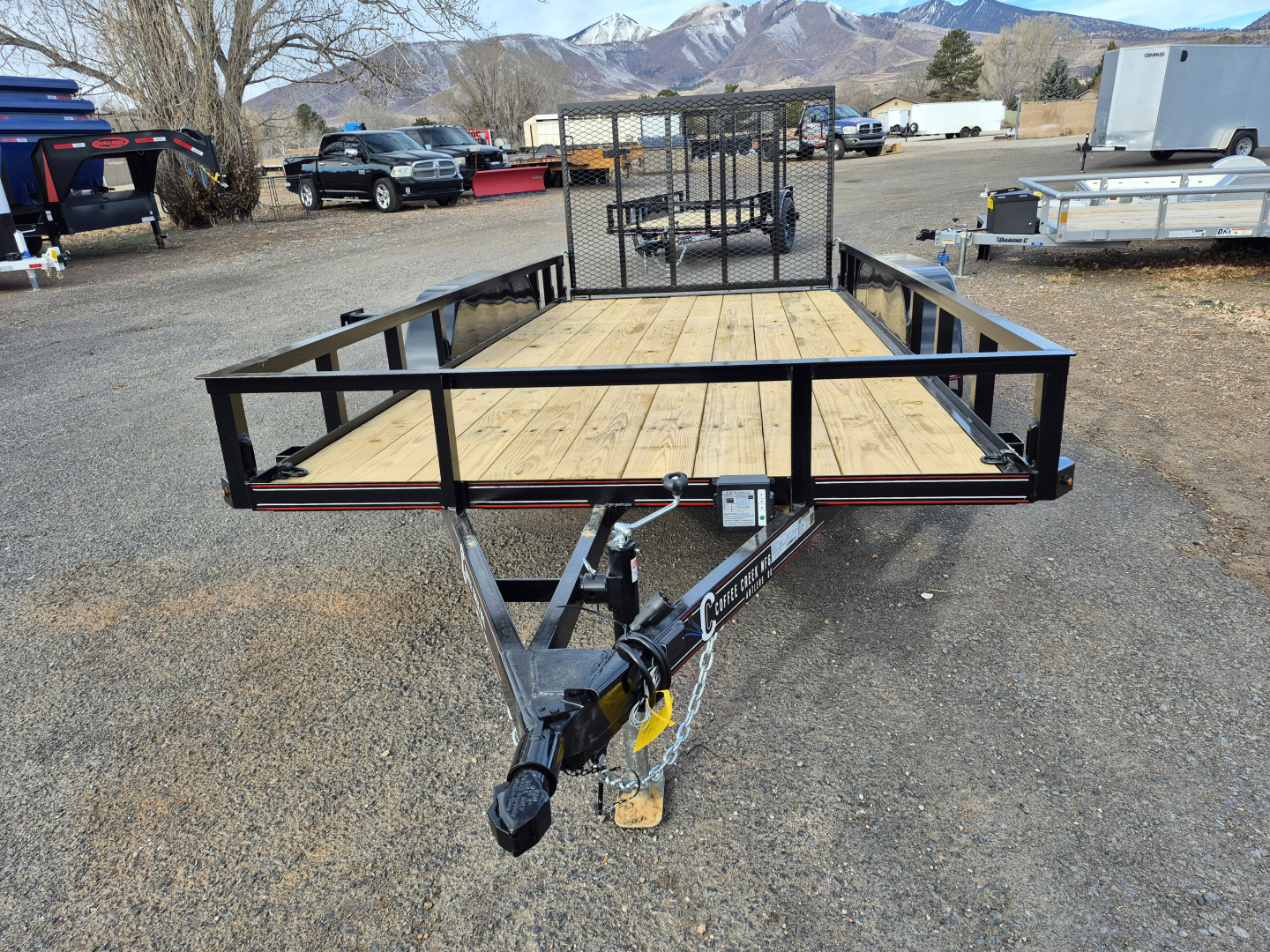 New 2026 Coffee Creek Tandem Axle Utility/7,000 GVWR/77"X14'