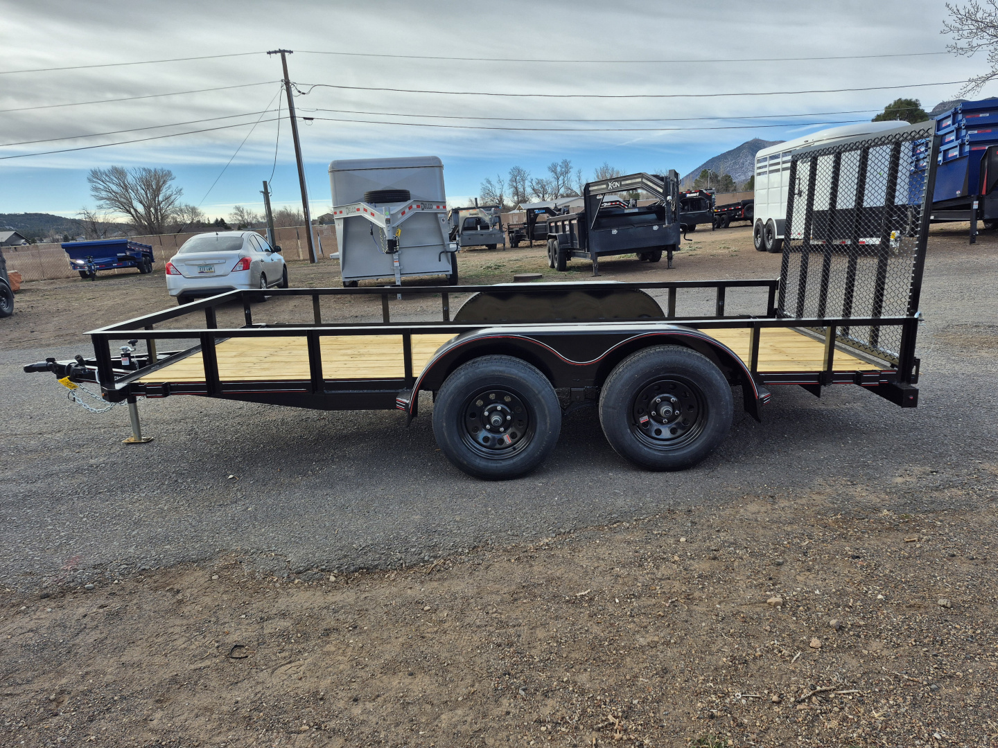 New 2026 Coffee Creek Tandem Axle Utility/7,000 GVWR/77"X14'