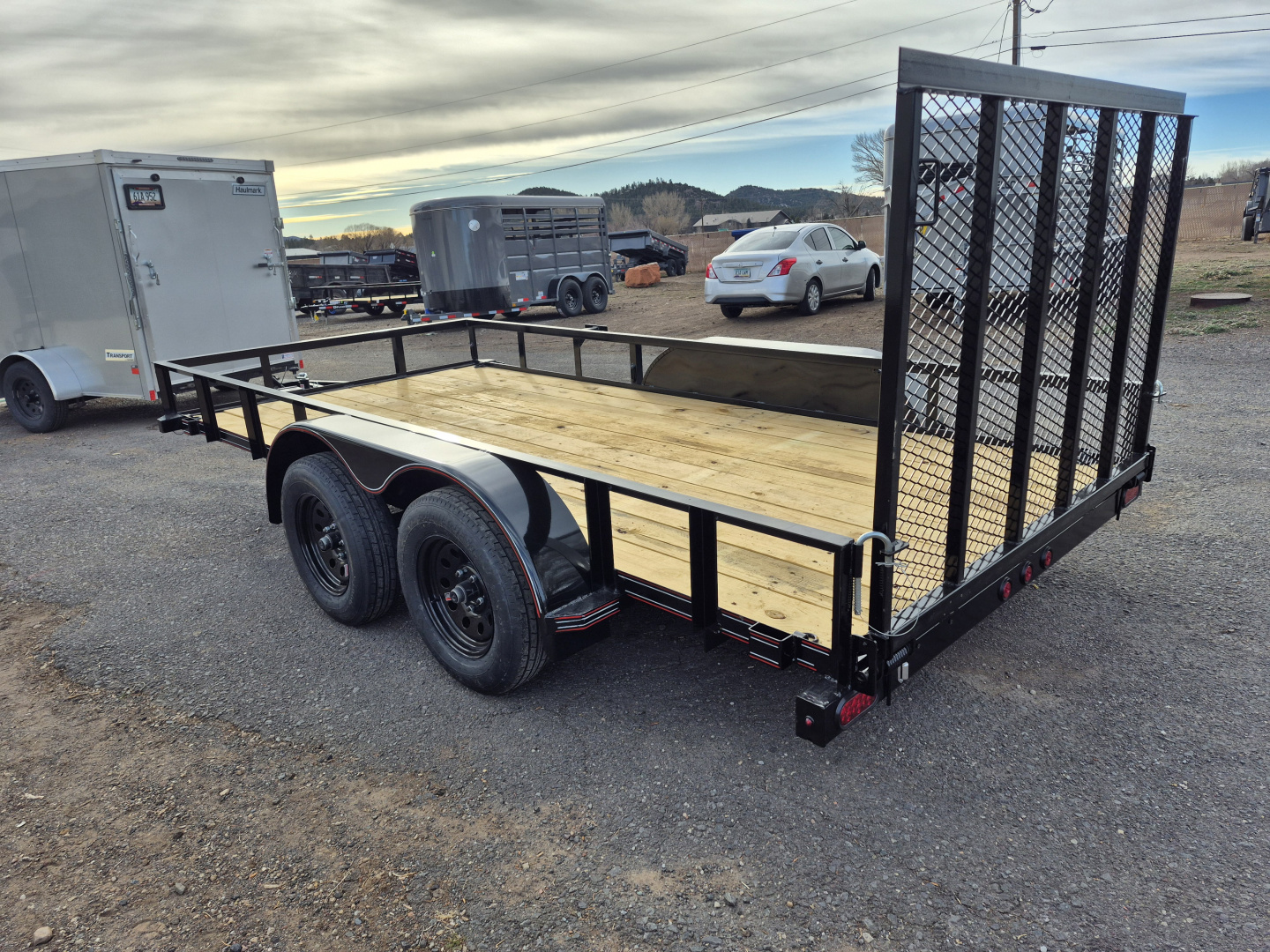 New 2026 Coffee Creek Tandem Axle Utility/7,000 GVWR/77"X14'