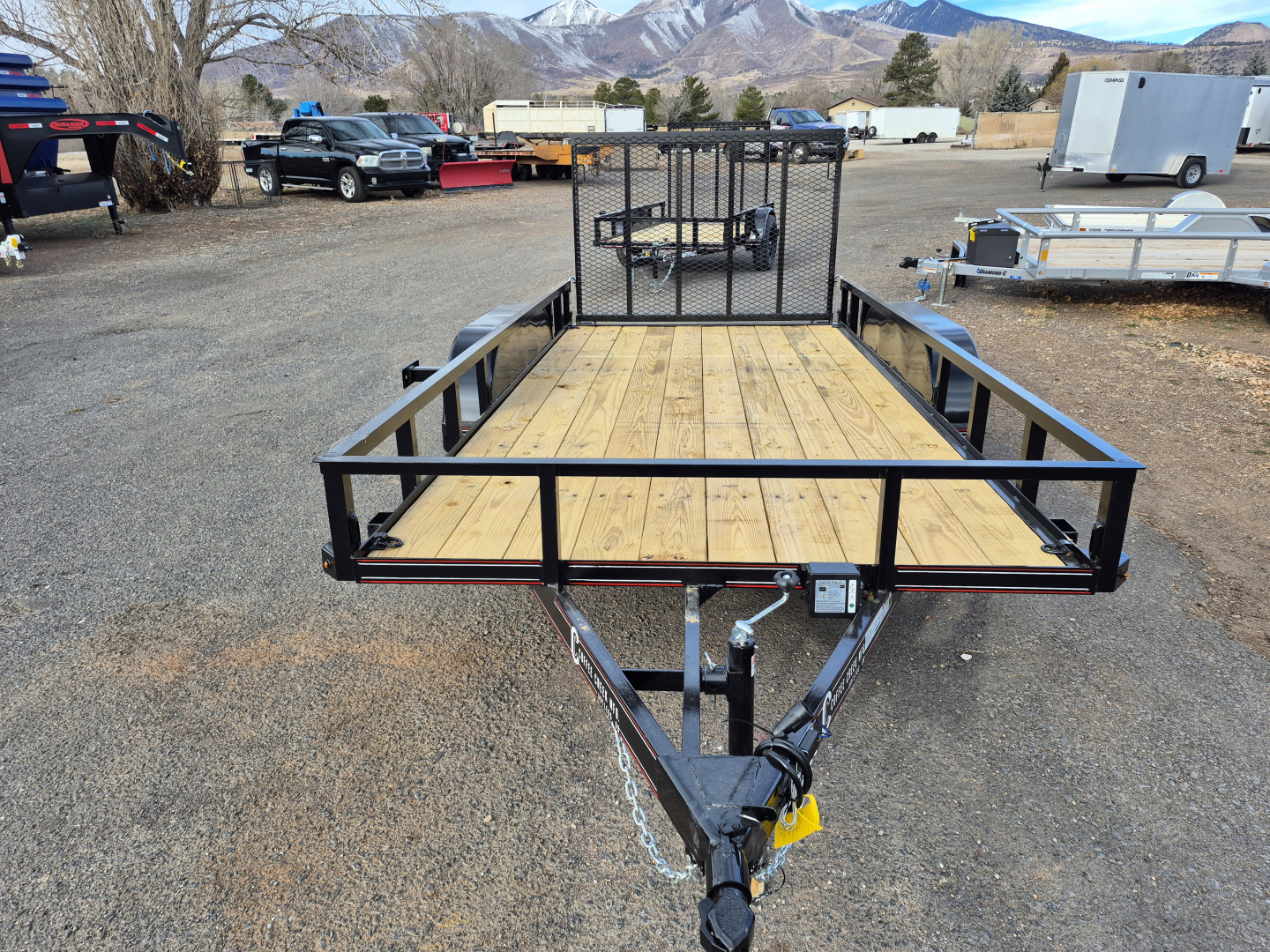 New 2026 Coffee Creek Tandem Axle Utility/7,000 GVWR/77"X14'