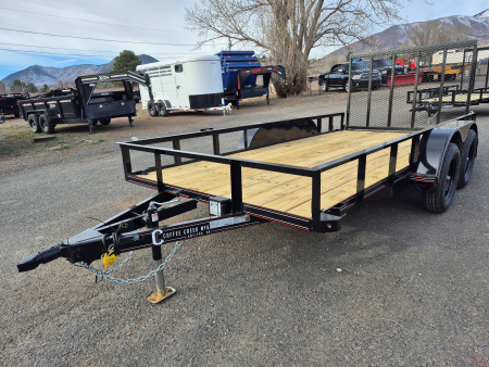 New 2026 Coffee Creek Tandem Axle Utility/7,000 GVWR/77 X14'