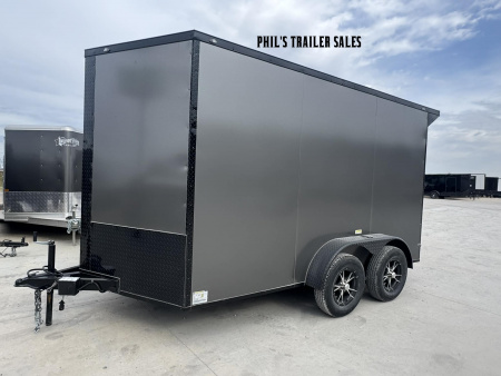 New 7X12 ENCLOSED TRAILER CONCESSION DOOR VENDING TRAILER Cargo / Enclosed Trailer