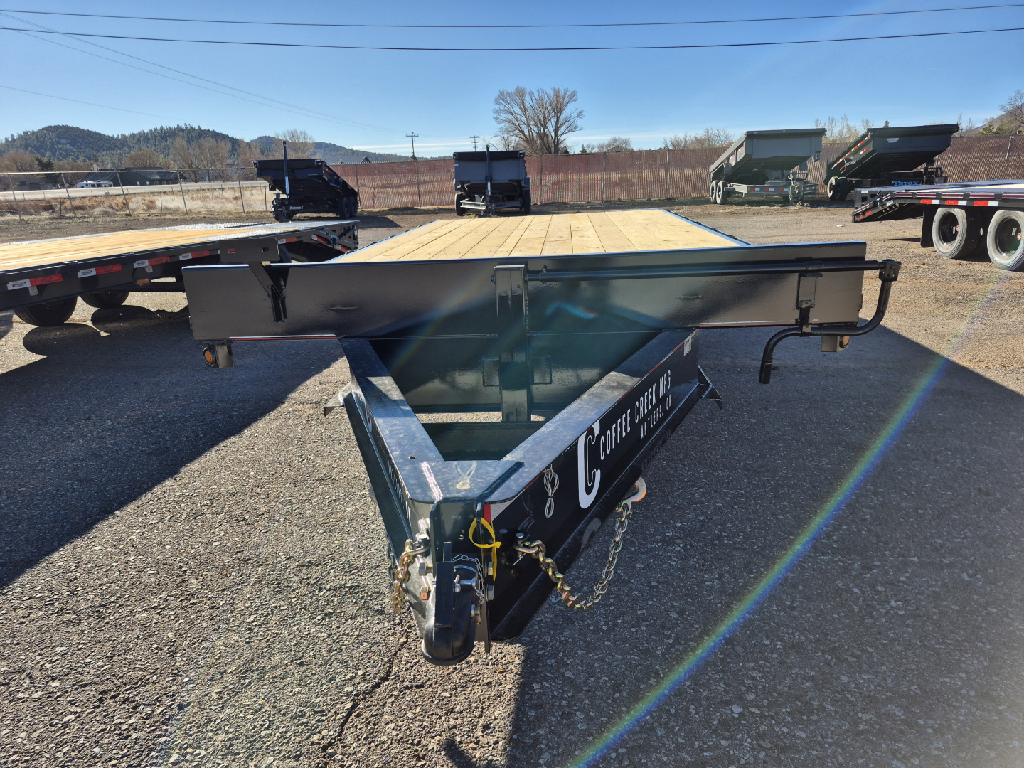 New 2026 Coffee Creek Tandem Axle Deckover w/ Pintle hitch/14,000 GVWR/102"X20'