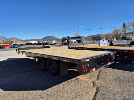 New 2026 Coffee Creek Tandem Axle Deckover w/ Pintle hitch/14,000 GVWR/102"X20'