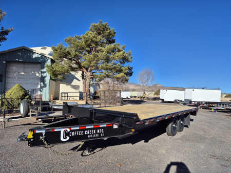 New 2026 Coffee Creek Tandem Axle Deckover w/Pintle Hitch/14,000 GVWR/102 X20'