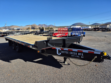 New 2026 Coffee Creek Tandem Axle Deckover w/Pintle Hitch/14,000 GVWR/102"X20'