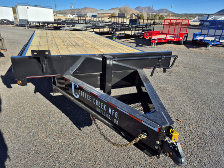 New 2026 Coffee Creek Tandem Axle Deckover w/Pintle Hitch/14,000 GVWR/102"X20'