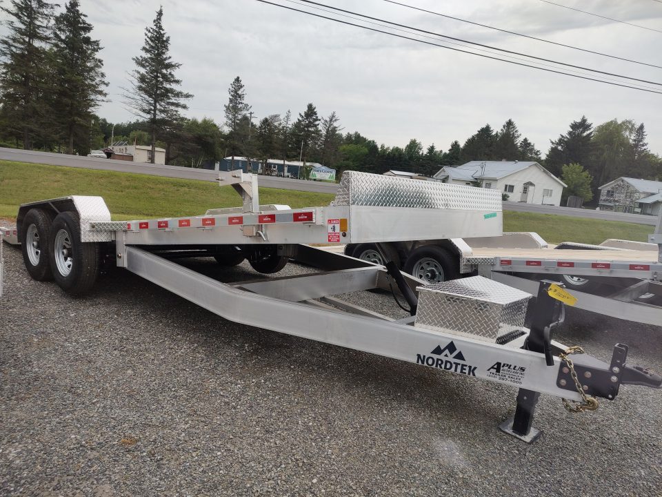 New 2027 Nordtek TD82X22-14K Power Tilt Bed Equipment Trailer