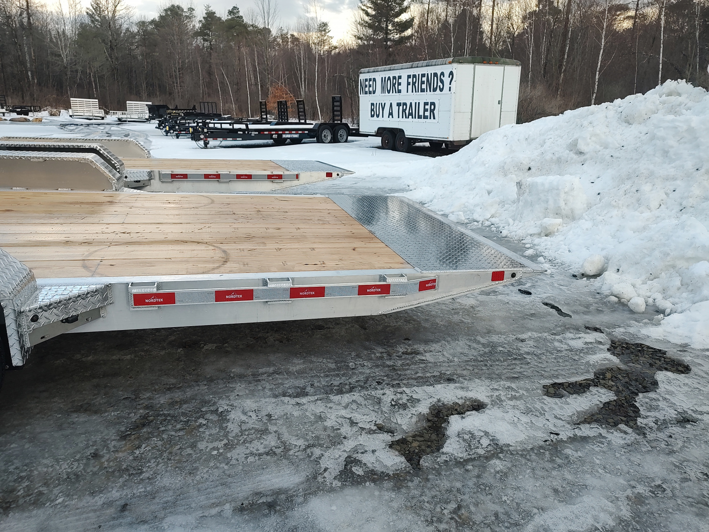 New 2026 Nordtek TD82X22-14K Power Tilt Equipment Trailer