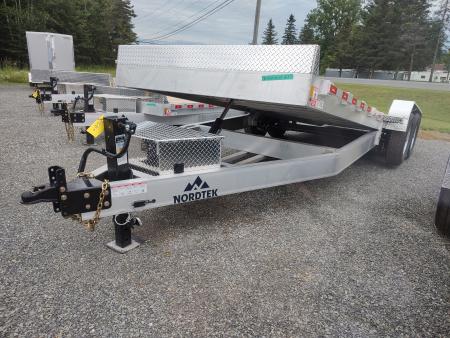 New 2027 Nordtek TD82X22-14K Power Tilt Bed Equipment Trailer