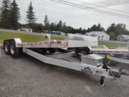 New 2027 Nordtek TD82X22-14K Power Tilt Bed Equipment Trailer