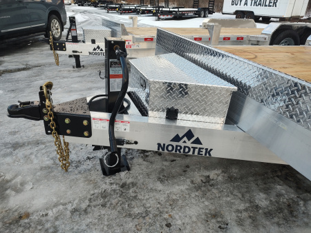 New 2026 Nordtek TD82X22-14K Power Tilt Equipment Trailer