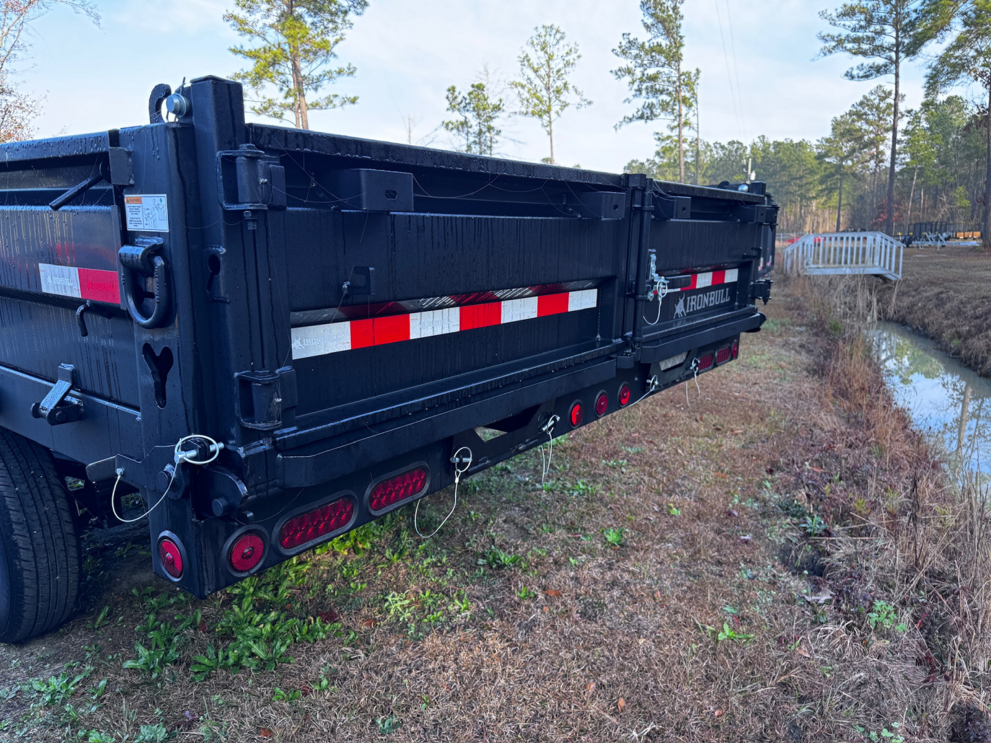 New 2026 Iron Bull DDP 96" X 16', 2-7K AXLES Dump Trailer