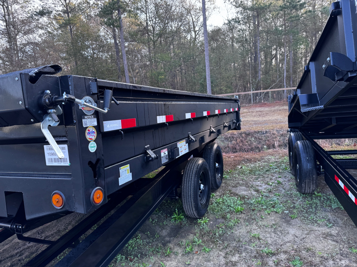 New 2026 Iron Bull DDP 96" X 16', 2-7K AXLES Dump Trailer