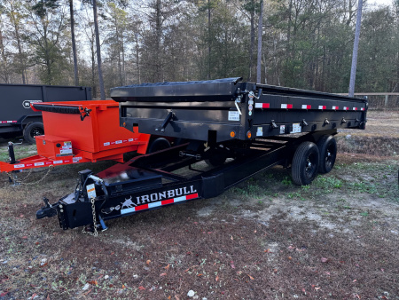 New 2026 Iron Bull DDP 96  X 16', 2-7K AXLES Dump Trailer
