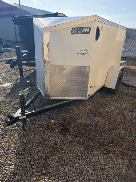 New 2026 CARGO MATE EHW48SA Cargo / Enclosed Trailer 4X8 SA SWING DOOR (GVW:2000) WHITE