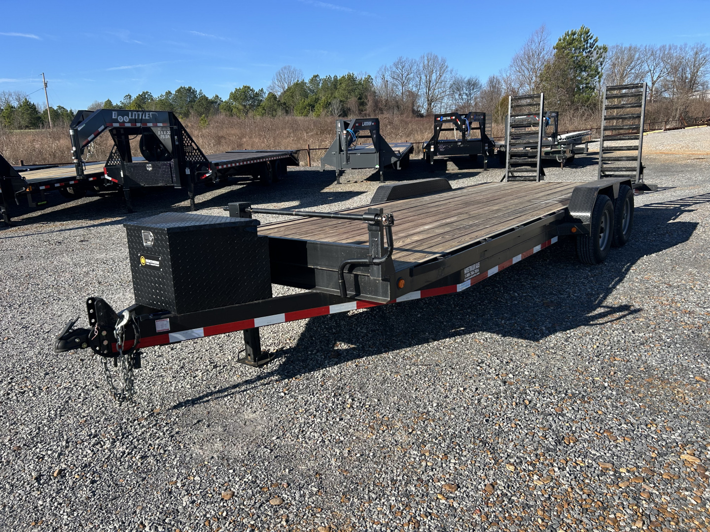 Used 2023 Albright Trailer 83"x22' 12k Equipment Trailer