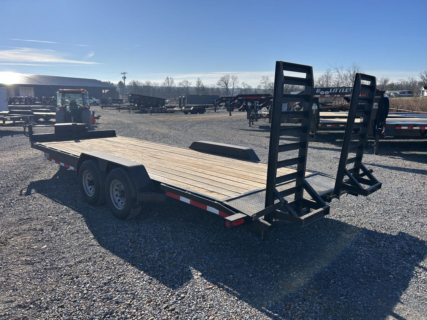 Used 2023 Albright Trailer 83"x22' 12k Equipment Trailer