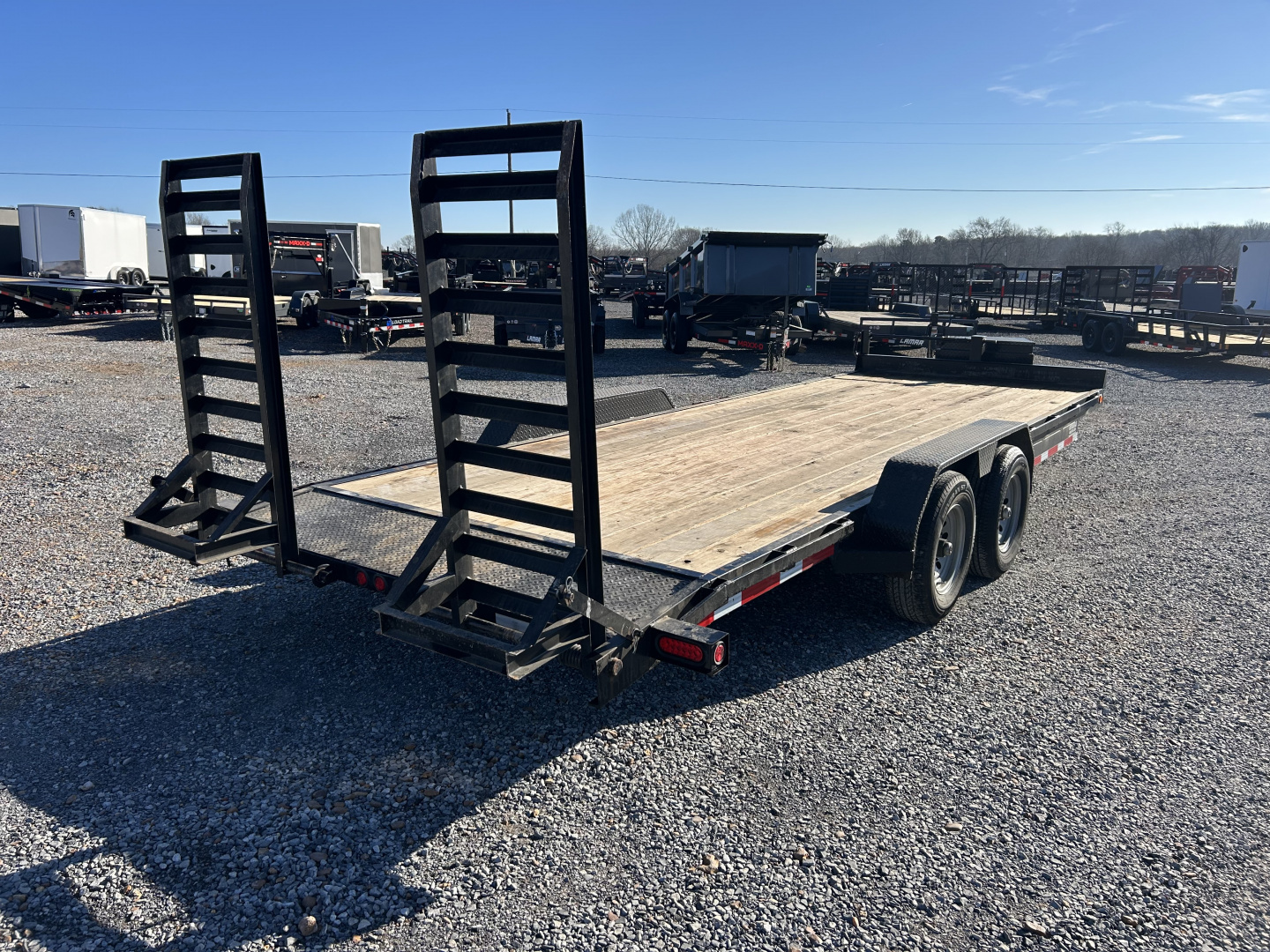 Used 2023 Albright Trailer 83"x22' 12k Equipment Trailer