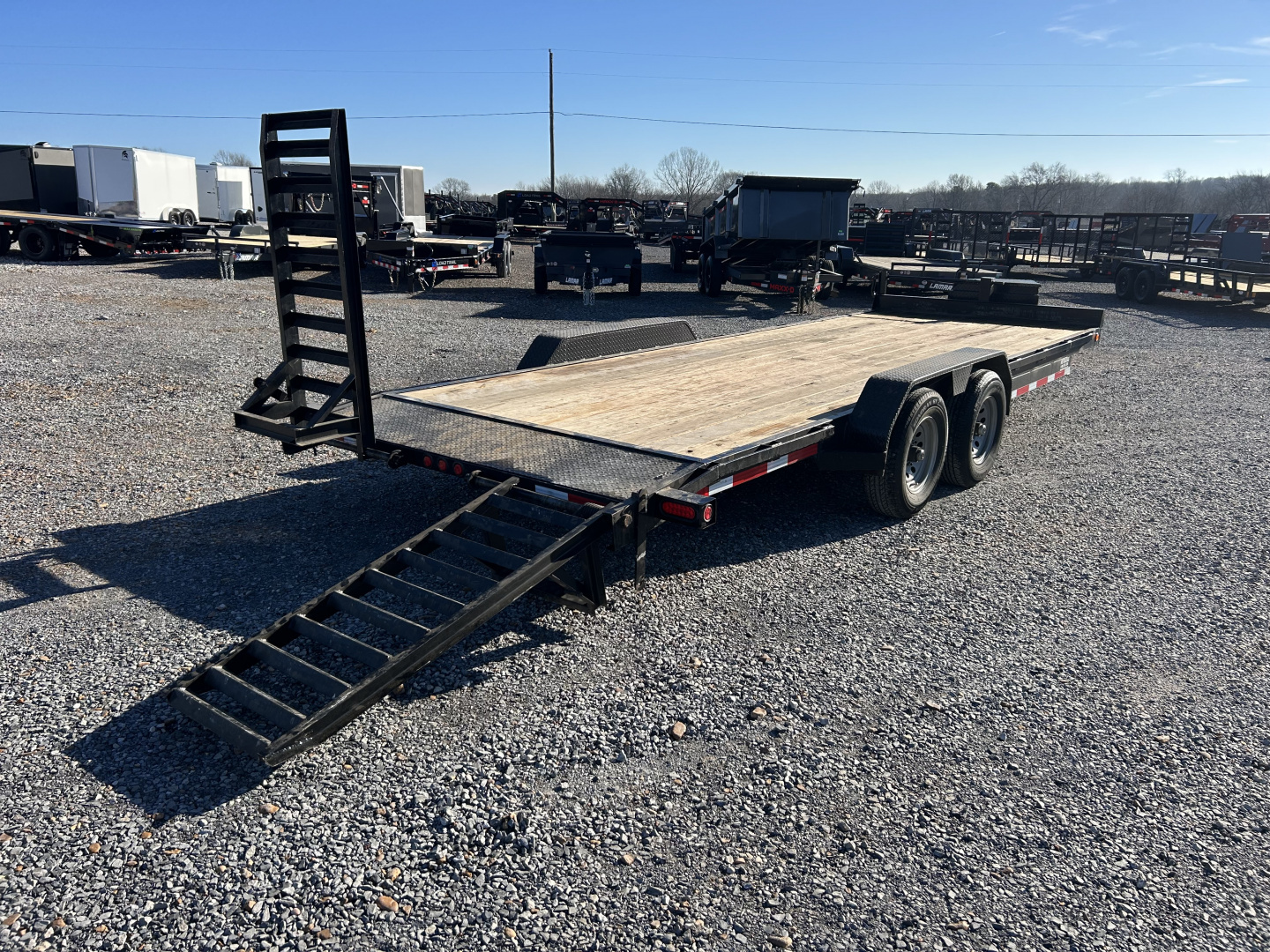 Used 2023 Albright Trailer 83"x22' 12k Equipment Trailer