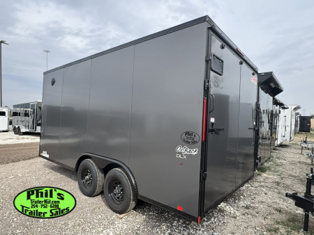 New Pace American 8.5X16 SCREWLESS EXTERIOR BLACKOUT Cargo / Enclosed Trailer