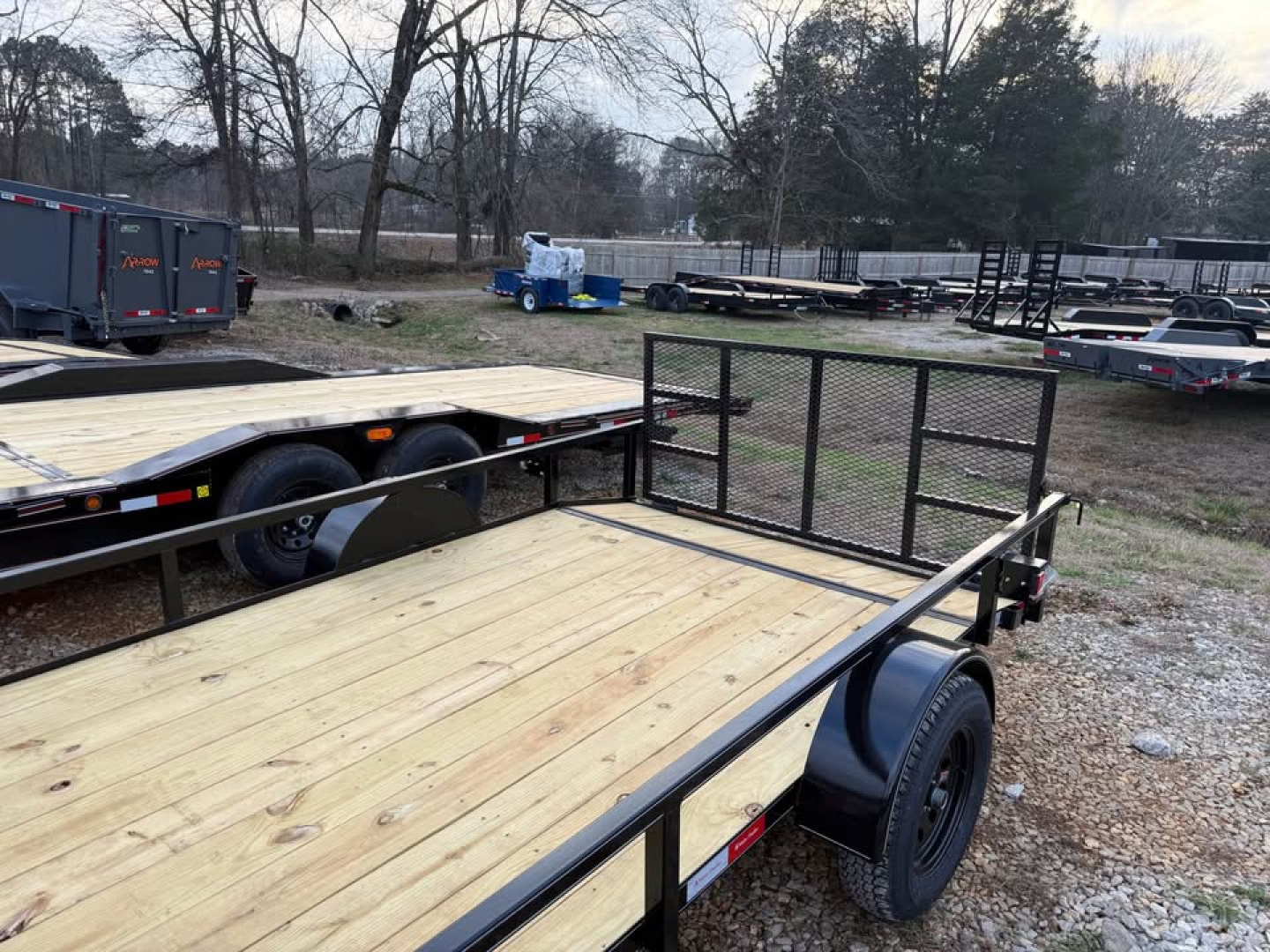 New 2026 Oak Ridge 7x12SA Utility Trailer