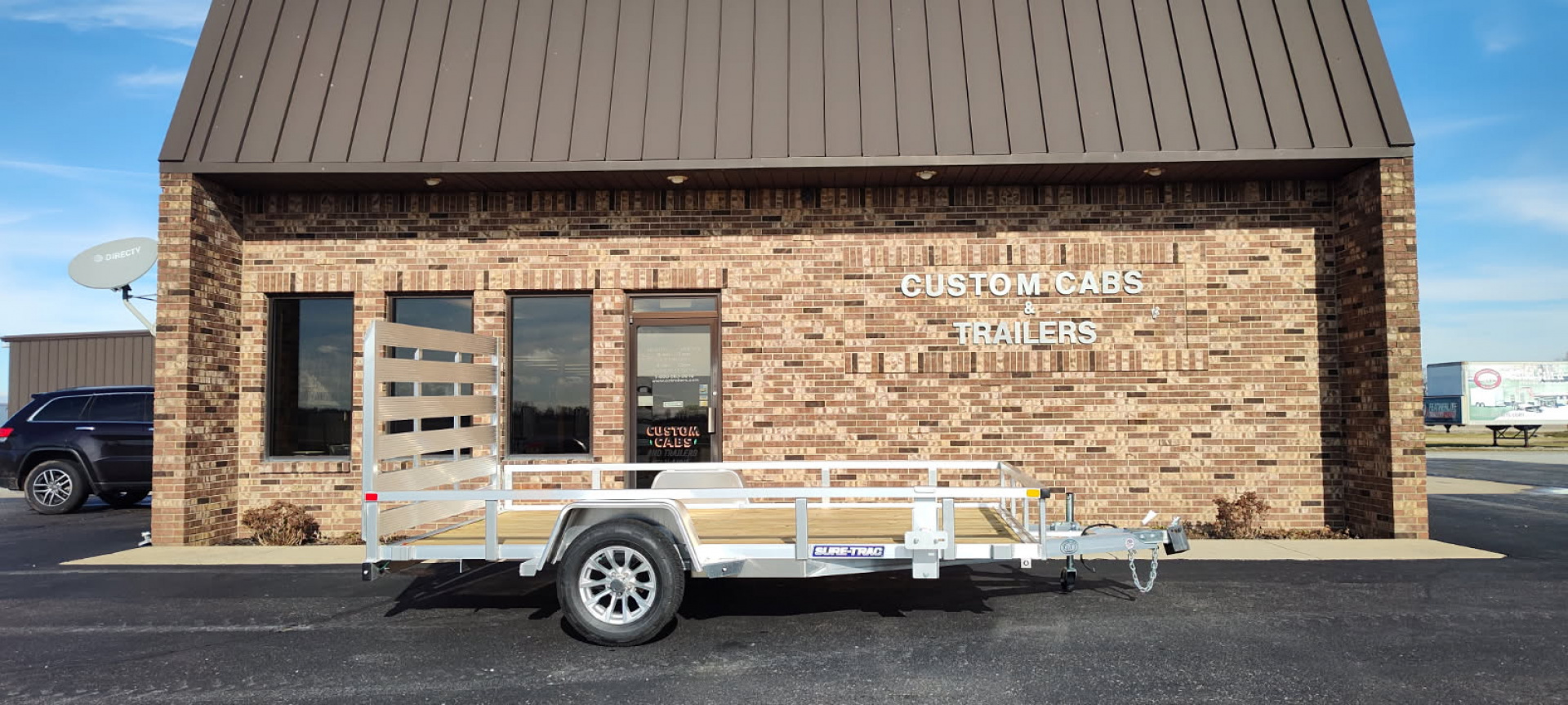 New 2026 Sure-Trac 7x12 Aluminum Utility Trailer