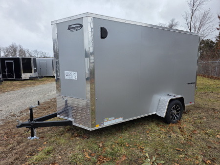 New 2026 Formula Trailers 6x12 6'6 INSIDE 080 SCREWLESS EXTERIOR ramp door DRINGS ALUMINUM WHEELS Cargo / Enclosed Trailer