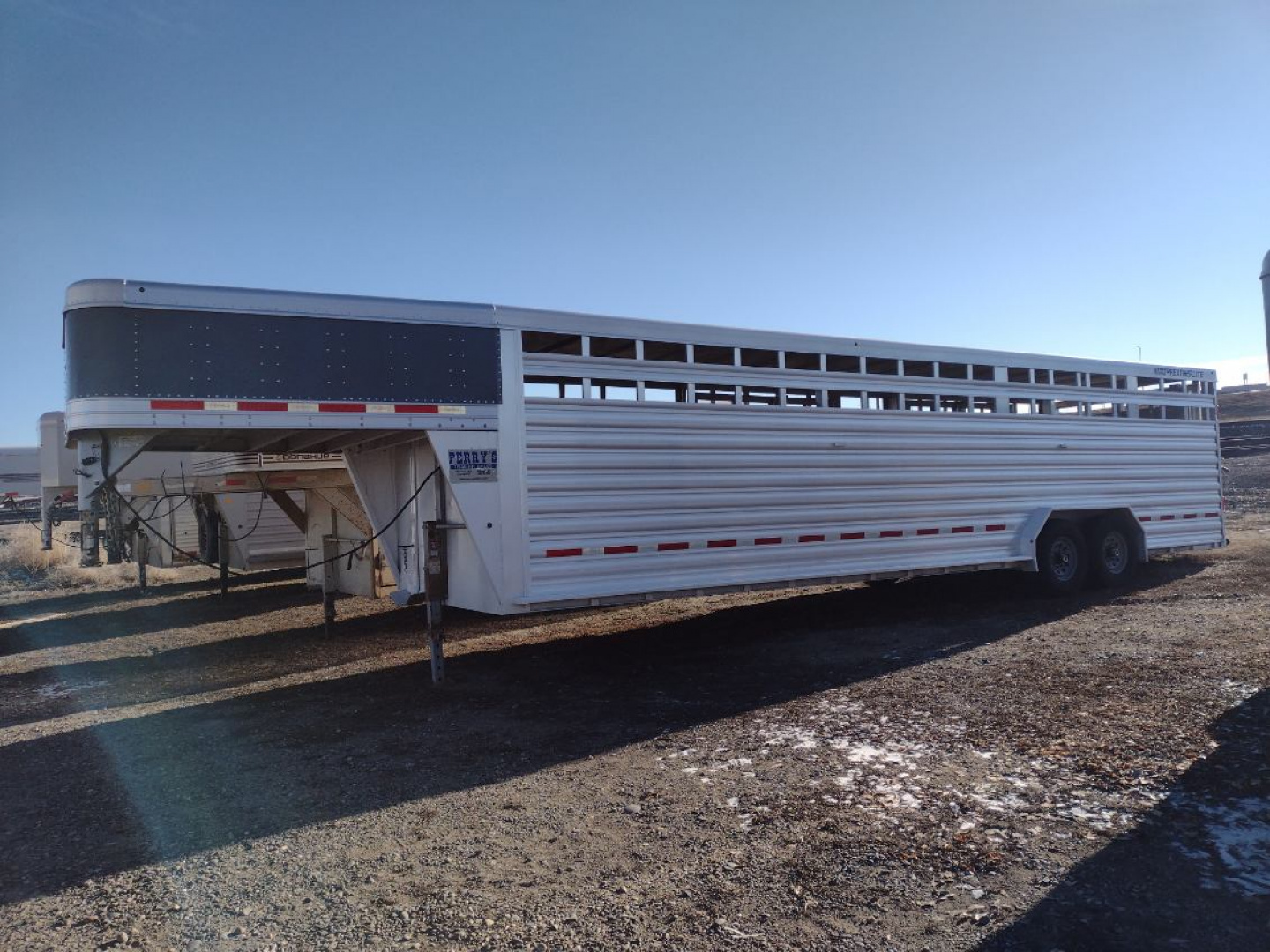 Used 2019 Featherlite 30' Stock Trailer