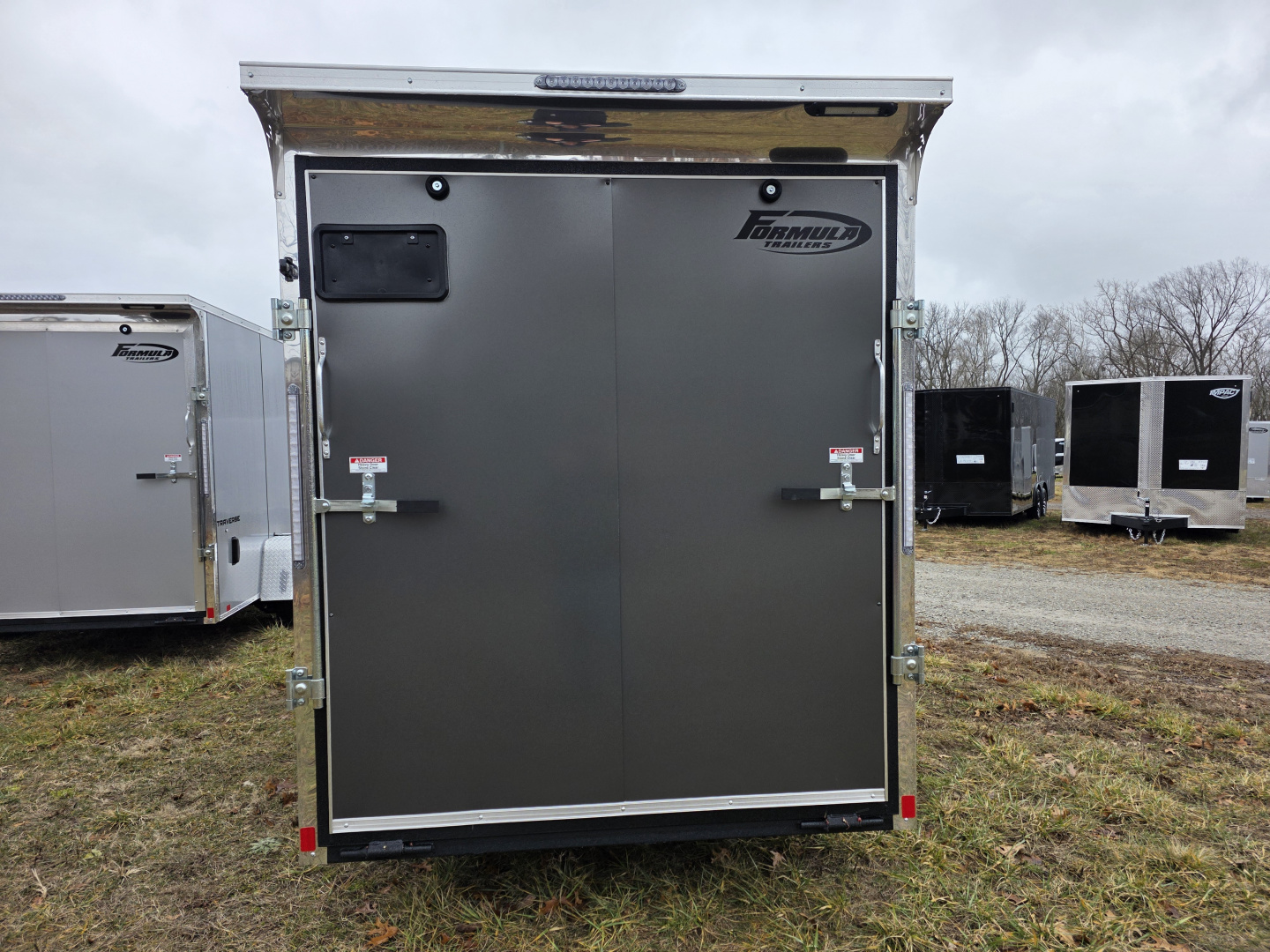 New 2026 Formula Trailers 6x12 6'6 INSIDE 080 SCREWLESS EXTERIOR ramp door DRINGS ALUMINUM WHEELS Cargo / Enclosed Trailer