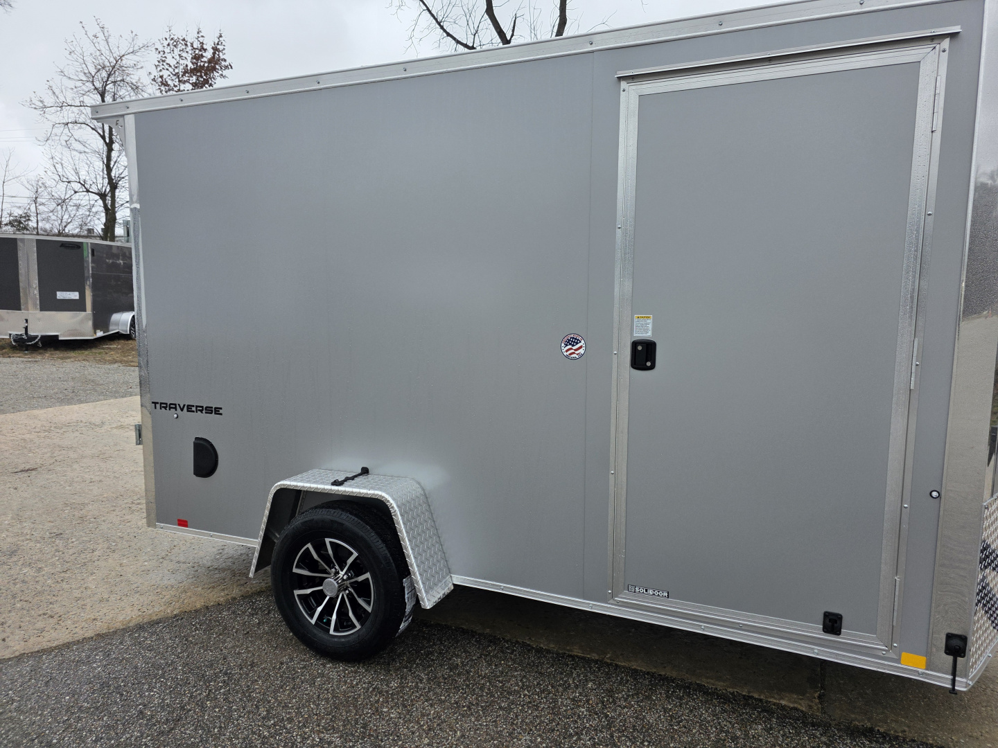 New 2026 Formula Trailers 6x12 6'6 INSIDE 080 SCREWLESS EXTERIOR ramp door DRINGS ALUMINUM WHEELS Cargo / Enclosed Trailer