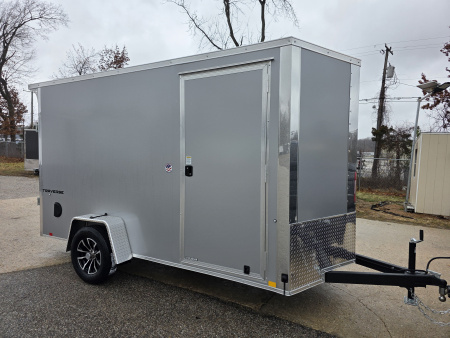 New 2026 Formula Trailers 6x12 6'6 INSIDE 080 SCREWLESS EXTERIOR ramp door DRINGS ALUMINUM WHEELS Cargo / Enclosed Trailer