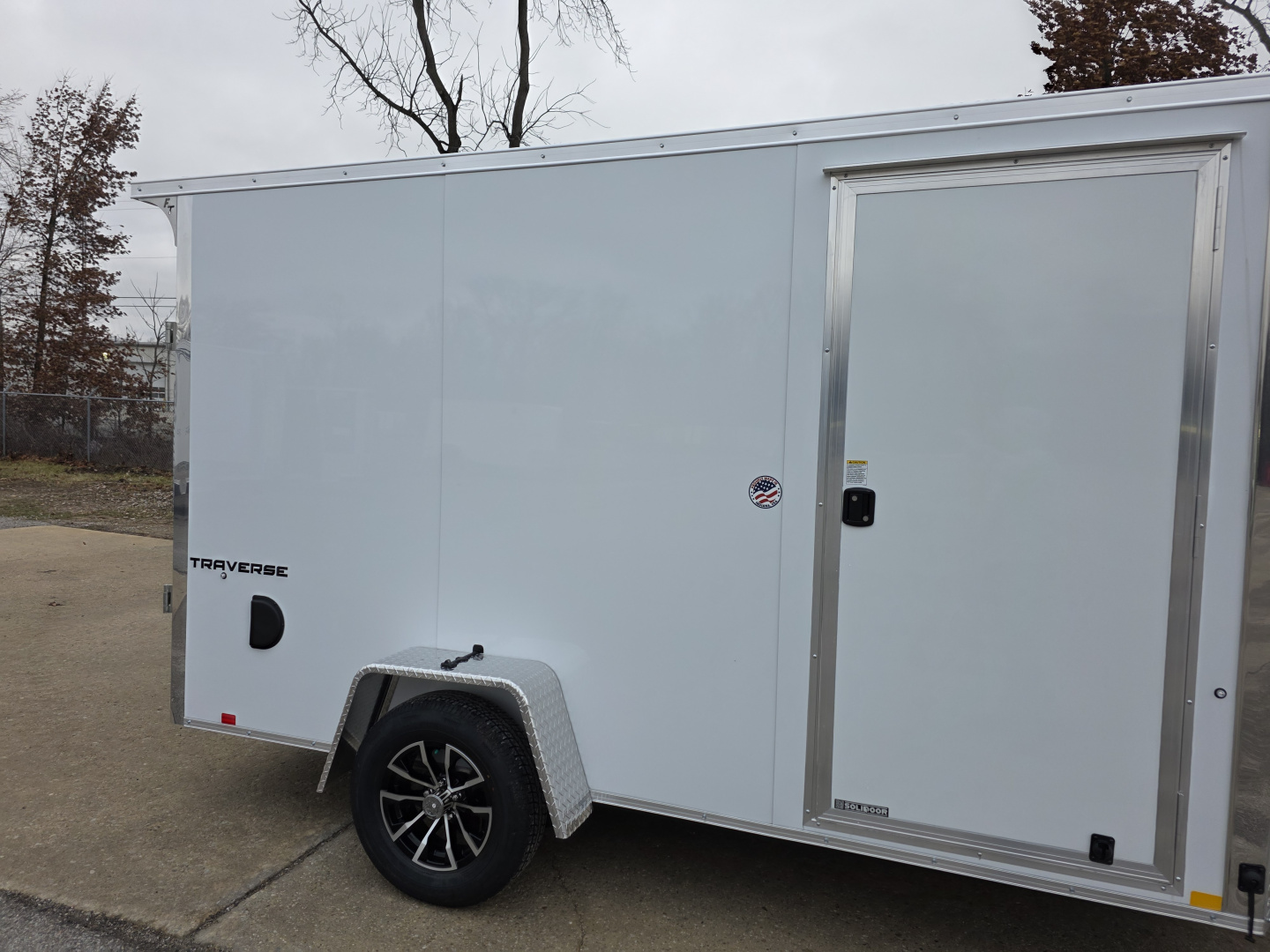 New 2026 Formula Trailers 6x12 6'6 INSIDE 080 SCREWLESS EXTERIOR ramp door DRINGS ALUMINUM WHEELS Cargo / Enclosed Trailer