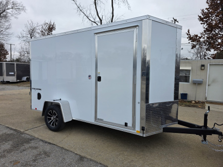 New 2026 Formula Trailers 6x12 6'6 INSIDE 080 SCREWLESS EXTERIOR ramp door DRINGS ALUMINUM WHEELS Cargo / Enclosed Trailer