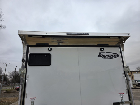 New 2026 Formula Trailers 6x12 6'6 INSIDE 080 SCREWLESS EXTERIOR ramp door DRINGS ALUMINUM WHEELS Cargo / Enclosed Trailer