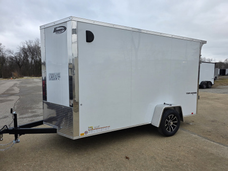 New 2026 Formula Trailers 6x12 6'6 INSIDE 080 SCREWLESS EXTERIOR ramp door DRINGS ALUMINUM WHEELS Cargo / Enclosed Trailer
