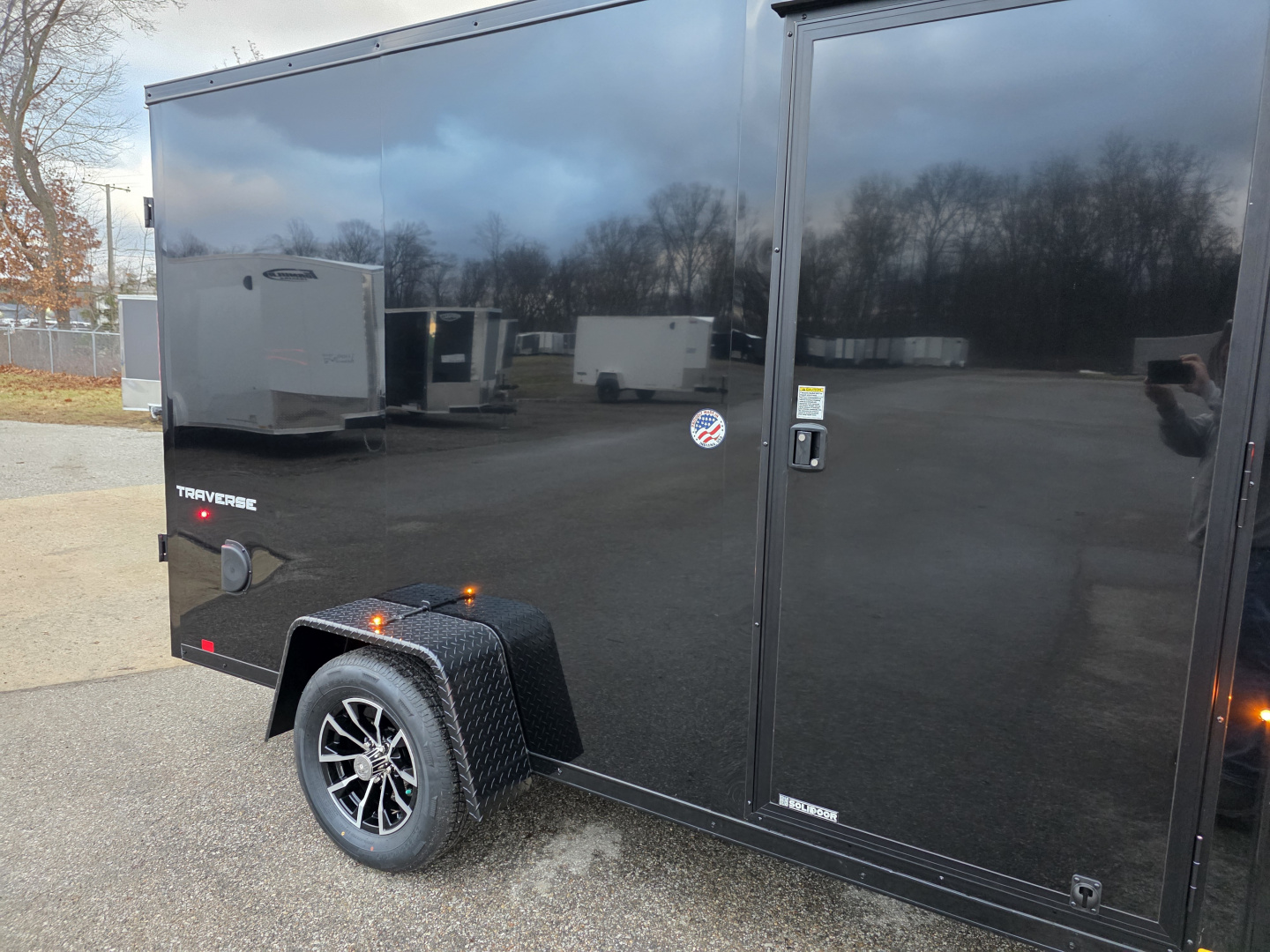 New 2026 Formula Trailers 6x12 6'6 INSIDE 080 SCREWLESS EXTERIOR ramp door DRINGS ALUMINUM WHEELS Cargo / Enclosed Trailer